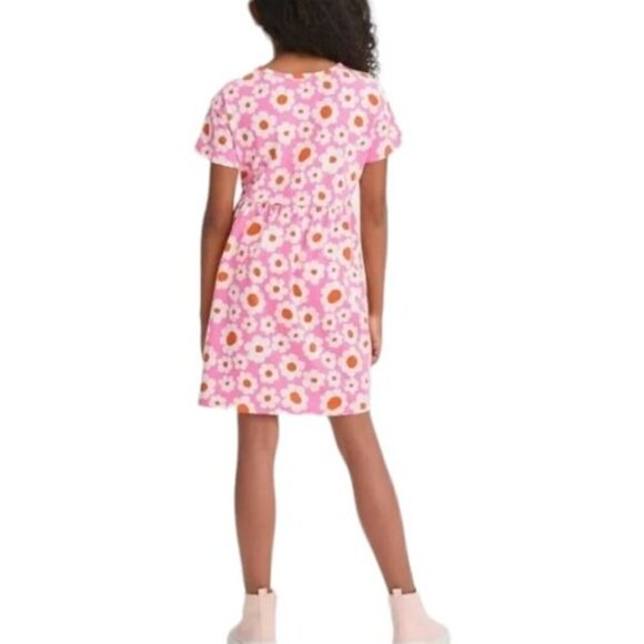 Girls' Relaxed Fit Short Sleeve Knit Dress | Cat & Jack| Small (6/7) - Picture 10 of 10